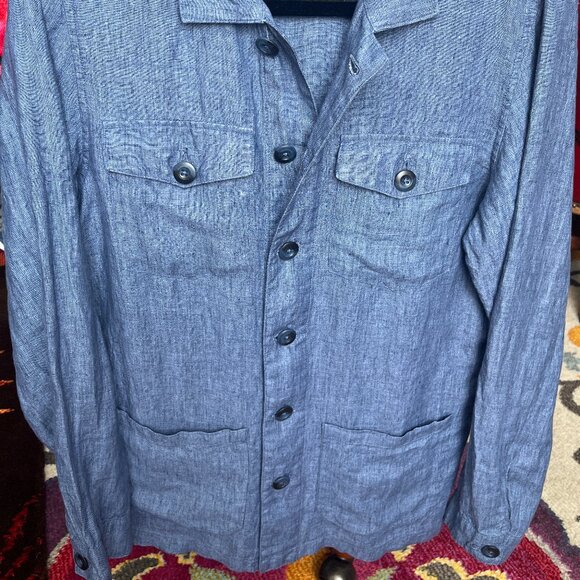 Extrafine Linen Jacket - Massimo Dutti - NEW - Picture 2 of 5